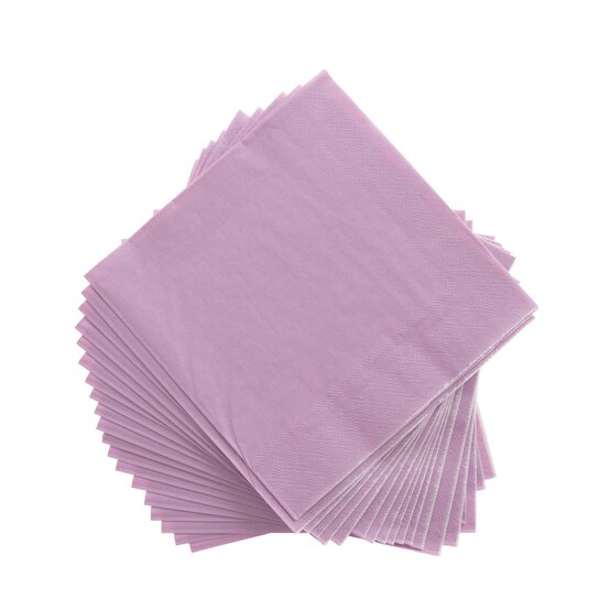 Candy Pink Napkins 20 Pack image number 1