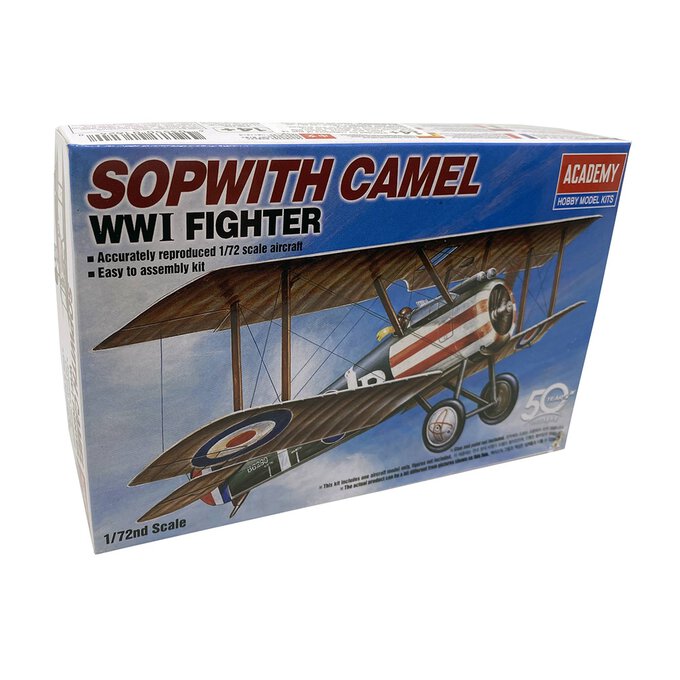 Academy Sopwith Camel WWI Fighter Model Kit 1:72 image number 1