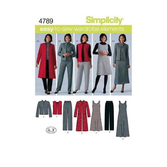 Simplicity Women&rsquo;s Separates Sewing Pattern 4789 (10-28W) image number 1