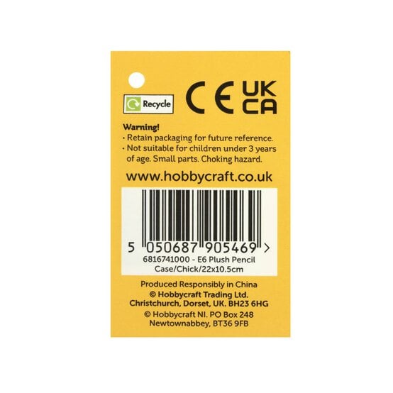 Yellow Chick Plush Pencil Case  image number 5