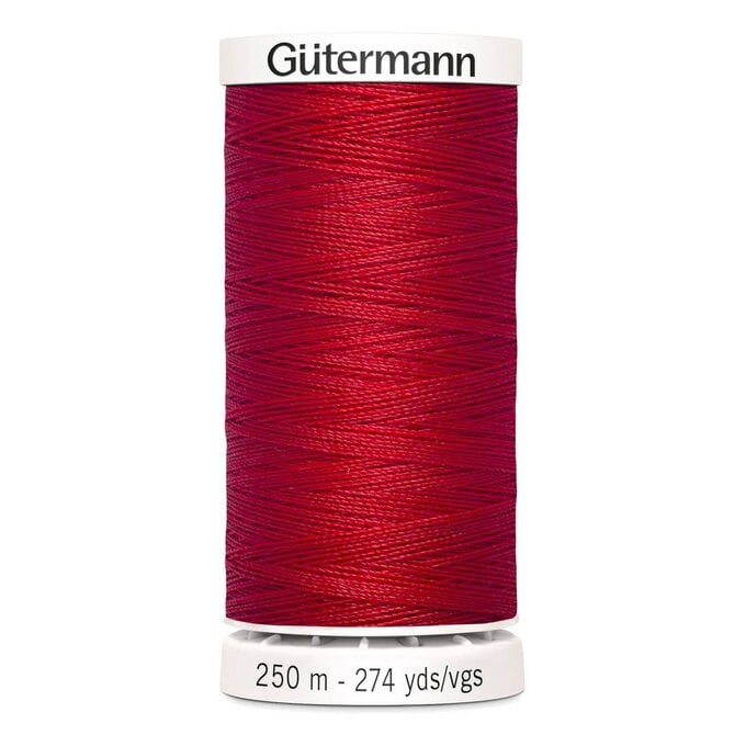 Gutermann Red Sew All Thread 250m (156) image number 1