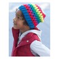 FREE PATTERN Caron Rainbow Granny Stripes Hat image number 1