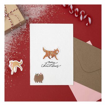 Christmas Puppy Stickers 3 Pack