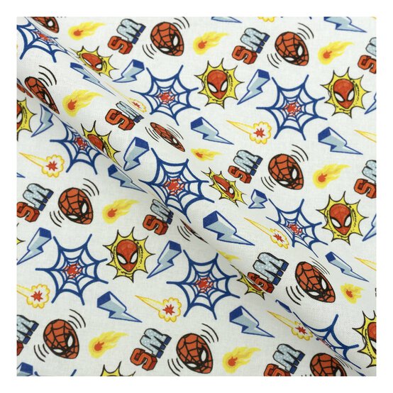 Spider-Man Web Doodle Patch Cotton Fat Quarters 4 Pack image number 3