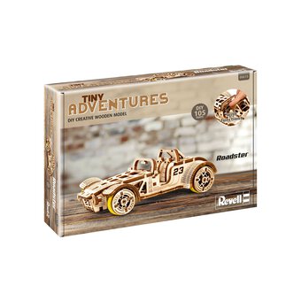 Revell Tiny Adventures Roadster Wooden Model Kit