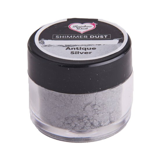 Rainbow Dust Antique Silver Shimmer Dust 3g   image number 1