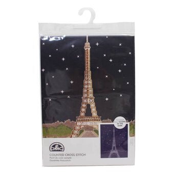 Paris By Night Glow in the Dark Cross Stitch Kit 8 x 10 Inches