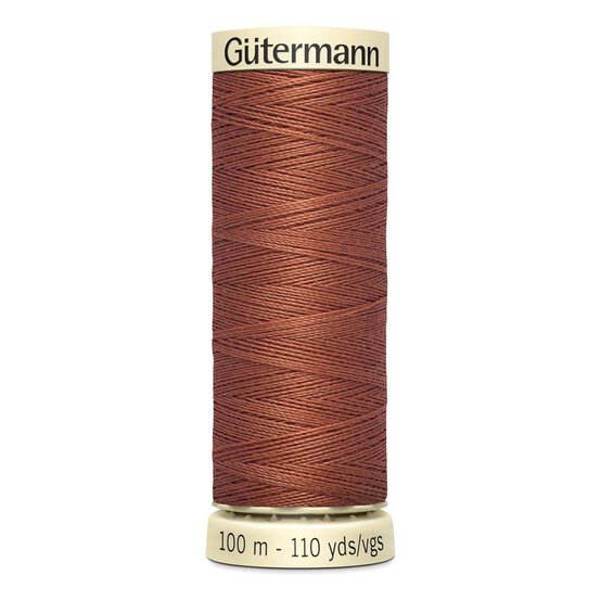 Gutermann Brown Sew All Thread 100m (847) image number 1