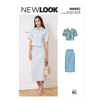 New Look Women’s Top and Skirt Sewing Pattern N6697