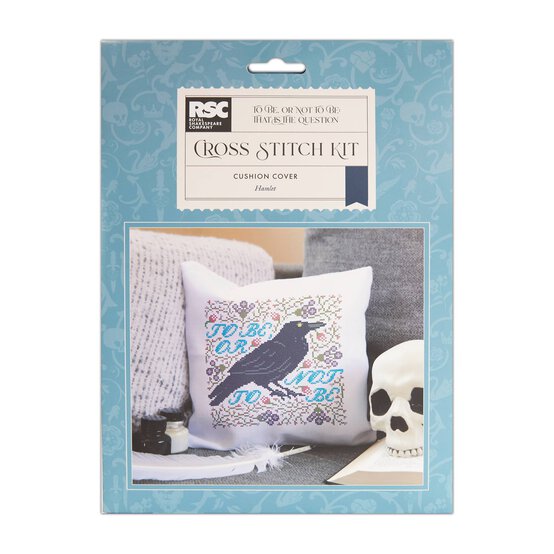 RSC To Be or Not To Be Cross Stitch Cushion Kit 29cm x 29cm image number 4