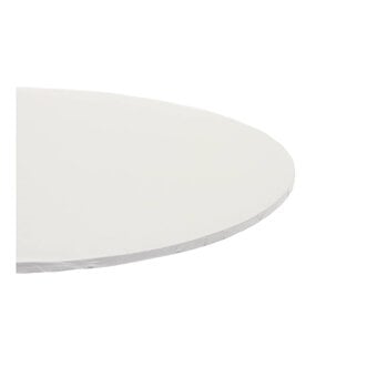 White Round Double Thick Card Cake Board 10 Inches image number 3