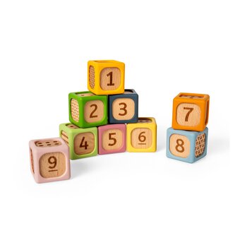 Bigjigs Soft Sorting Blocks 9 Pack