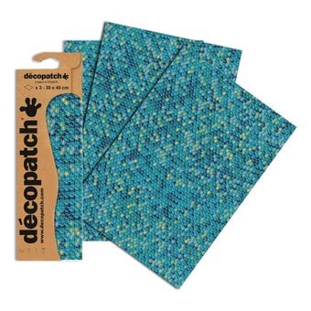 Decopatch Blue and Green Paper 3 Sheets