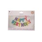 Pastel Happy Birthday Balloon Bunting image number 1