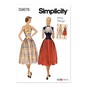 Simplicity Women's Dresses Sewing Pattern S9676 (H5 6-14) image number 1