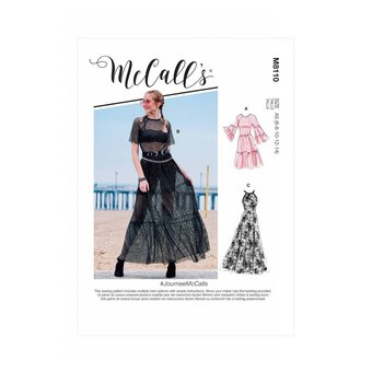 McCall’s Journee Dress Sewing Pattern M8110 (16-24)
