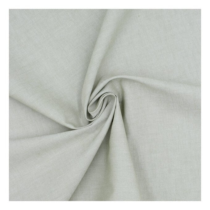 Sage Cotton Oxford Chambray Fabric by the Metre image number 1