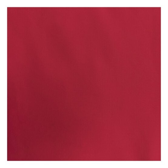 WI Ruby Red Premium Organic Cotton Fabric by the Metre image number 2