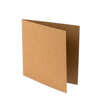 Kraft Cards and Envelopes 6 x 6 Inches 10 Pack