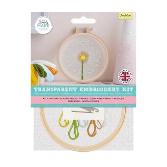 Dandelion Transparent Embroidery Kit 