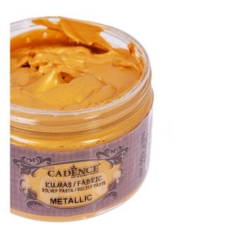 Cadence Metallic Gold Relief Paste 150ml image number 4