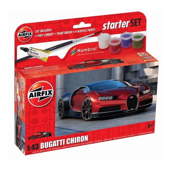 Airfix Bugatti Chiron Starter Set 1:43 image number 1
