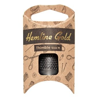 Hemline Gold Medium Thimble