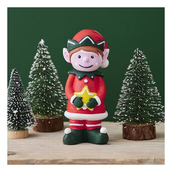 Paint Your Own Plaster Elf Decoration Kit