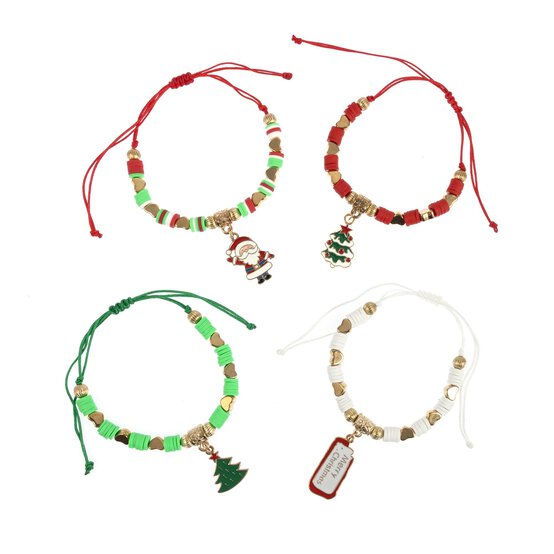 Christmas Bracelets 4 Pack  image number 2