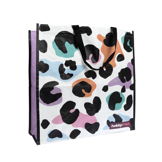 Abstract Leopard Woven Bag for Life image number 1