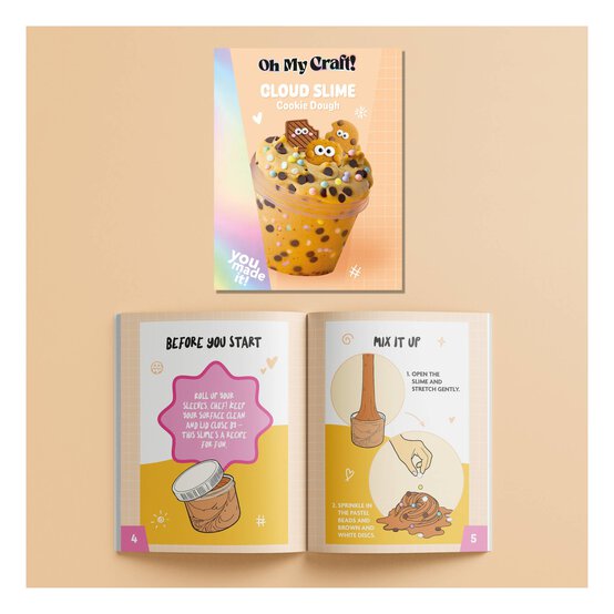 Oh My Craft! Cloud Slime Cookie Dough Kit image number 2