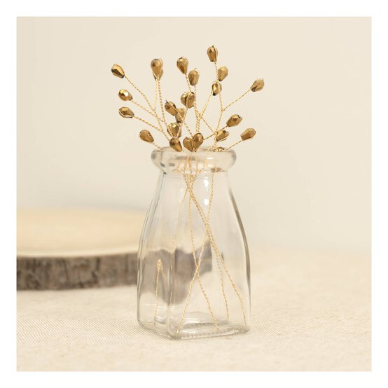 Gold Beaded Branch Wired Picks 5 Pieces image number 2