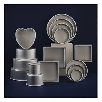 Whisk Square Aluminium Cake Tin Set 3 Pack