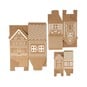 Kraft Gingerbread Houses 3 Pack  image number 3