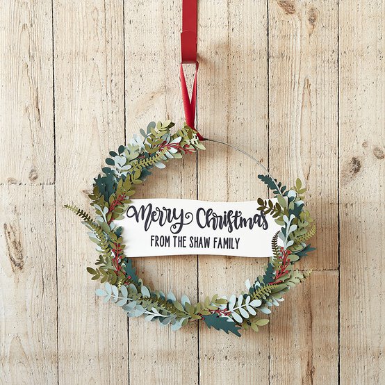 Cricut: How to Make a Personalised Paper Wreath image number 1