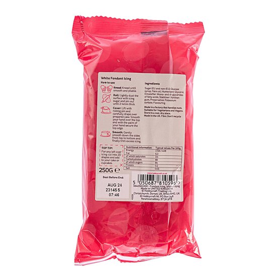 White Fondant Icing 250g image number 3