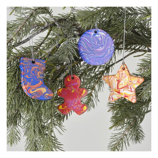 Make Your Own Paint Pouring Decorations 4 Pack image number 2