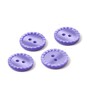 Hemline Lavender Basic Fancy Edge Button 4 Pack image number 1