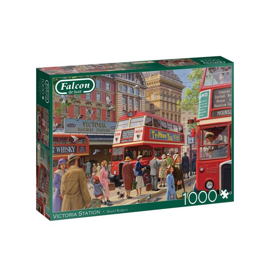Falcon Victoria Station Jigsaw Puzzle 1000 Pieces image number 1
