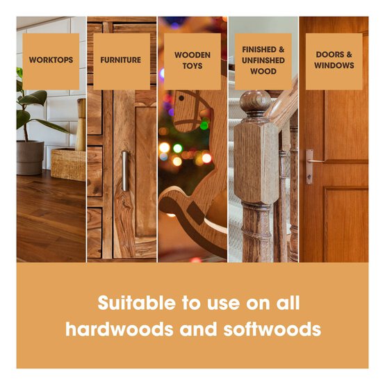 Furniture Clinic Wood Wax and Polish 250ml image number 2