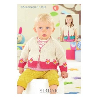 Sirdar Snuggly DK Baby and Girls' Cardigans Digital Pattern 4530