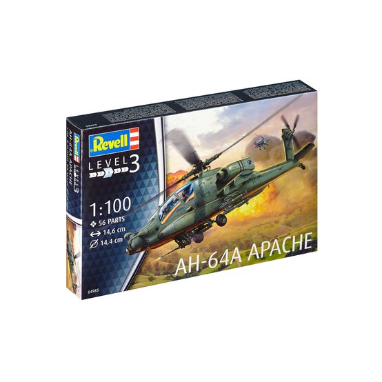 Revell AH-64A Apache Model Kit 1:100 image number 1