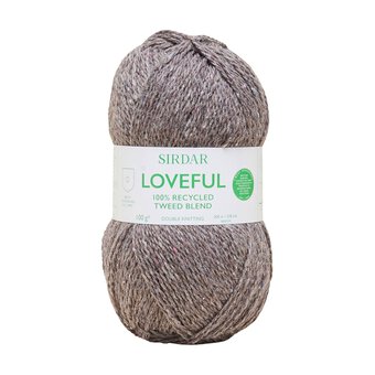 Sirdar Bracken Loveful 100% Recycled Tweed Blend 100g 