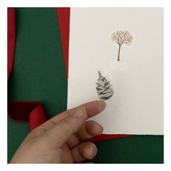 Winter’s Garden Clear Stickers 7 Pieces image number 2