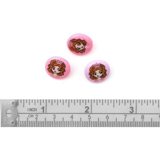 Trimits Princess Craft Buttons 6 Pieces image number 3