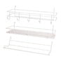 White Trolley Accessories 3 Pack image number 1