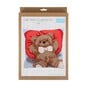 Trimits Ted Half Stitch Cushion Kit 40cm x 40cm image number 1