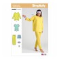 Simplicity Sleepwear Set Sewing Pattern S9020 (XXS-XXL) image number 1