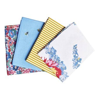 Joules Jenna Ditsy Cotton Fat Quarters 4 Pack