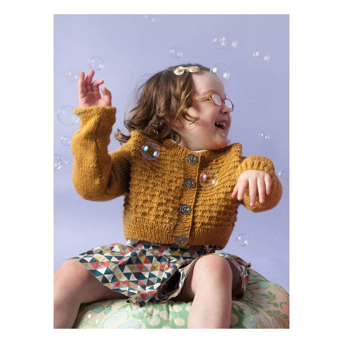 Rowan Shae Children's Textured Cardigan Digital Pattern image number 1